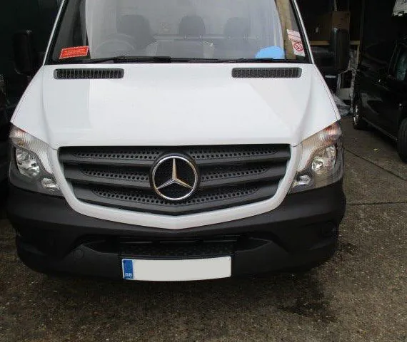Mercedes Sprinter van after commercial body repair