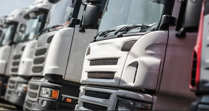 Commercial vehicles prepared for fleet maintenance